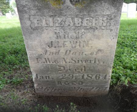 SIVERLY LEWIN, ELIZABETH - Warren County, Iowa | ELIZABETH SIVERLY LEWIN 
