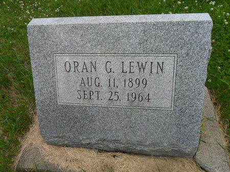 LEWIN, ORAN G. - Warren County, Iowa | ORAN G. LEWIN 