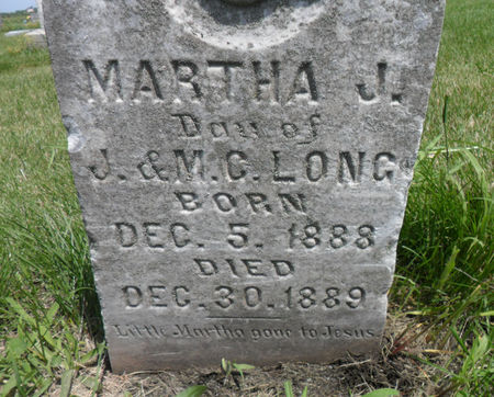 LONG, MARTHA J. - Warren County, Iowa | MARTHA J. LONG 