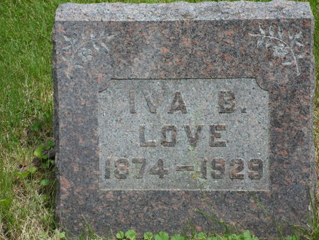 LOVE, IVA B. - Warren County, Iowa | IVA B. LOVE 