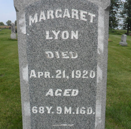 LYON, MARGARET - Warren County, Iowa | MARGARET LYON 
