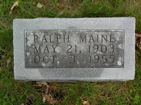 MAINE, RALPH - Warren County, Iowa | RALPH MAINE 