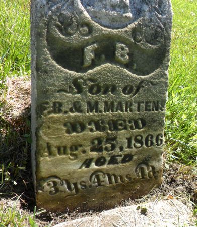 MARTENS, F. B. - Warren County, Iowa | F. B. MARTENS 