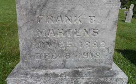 MARTENS, FRANK B. - Warren County, Iowa | FRANK B. MARTENS 