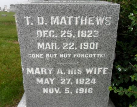MATTHEWS, THOMAS D. - Warren County, Iowa | THOMAS D. MATTHEWS 