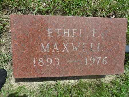 MAXWELL, ETHEL F. - Warren County, Iowa | ETHEL F. MAXWELL 