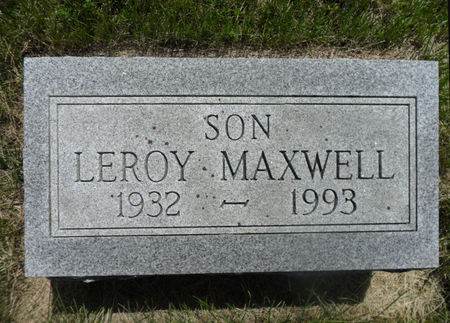 MAXWELL, LEROY - Warren County, Iowa | LEROY MAXWELL 