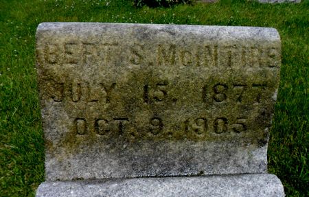 MCINTIRE, BERT S. - Warren County, Iowa | BERT S. MCINTIRE 