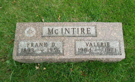 MCINTIRE, FRANK D - Warren County, Iowa | FRANK D MCINTIRE 