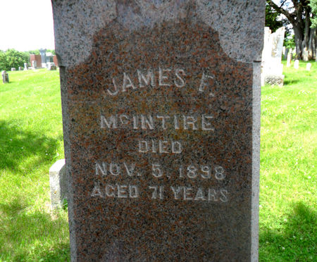 MCINTIRE, JAMES F. - Warren County, Iowa | JAMES F. MCINTIRE 