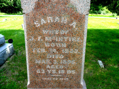 MCINTIRE, SARAH A. - Warren County, Iowa | SARAH A. MCINTIRE 
