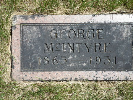 MCINTYRE, GEORGE - Warren County, Iowa | GEORGE MCINTYRE 