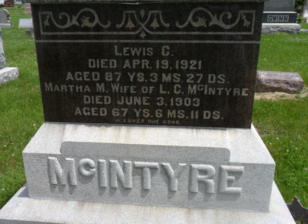 MCINTYRE, MARTHA M. - Warren County, Iowa | MARTHA M. MCINTYRE 