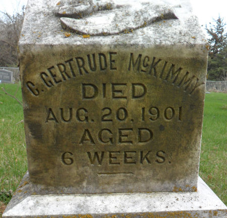 MCKIMMY, CHARLOTTE GERTRUDE - Warren County, Iowa | CHARLOTTE GERTRUDE MCKIMMY 