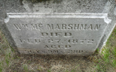 MCMARSHMAN, WILLIAM - Warren County, Iowa | WILLIAM MCMARSHMAN 