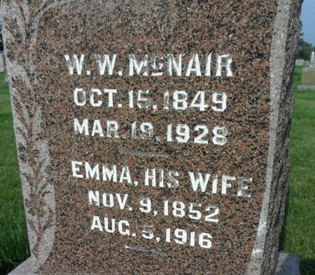 MCNAIR, WILLIAM W. - Warren County, Iowa | WILLIAM W. MCNAIR 