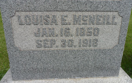MCNEILL, LOUISA E. - Warren County, Iowa | LOUISA E. MCNEILL 