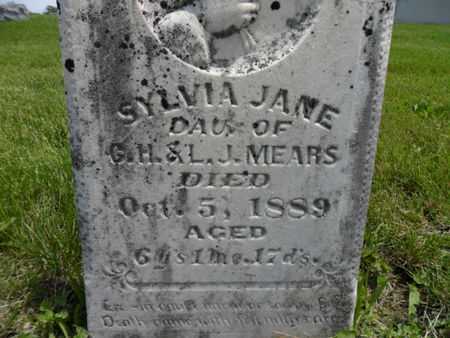 MEARS, SYLVIA JANE - Warren County, Iowa | SYLVIA JANE MEARS 