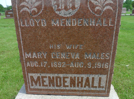 MENDENHALL, MARY GENEVA - Warren County, Iowa | MARY GENEVA MENDENHALL 