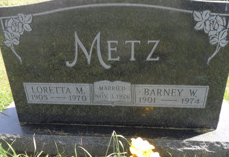 METZ, LORETTA M - Warren County, Iowa | LORETTA M METZ 