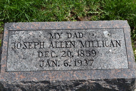 MILLICAN, JOSEPH  ALLEN - Warren County, Iowa | JOSEPH  ALLEN MILLICAN 