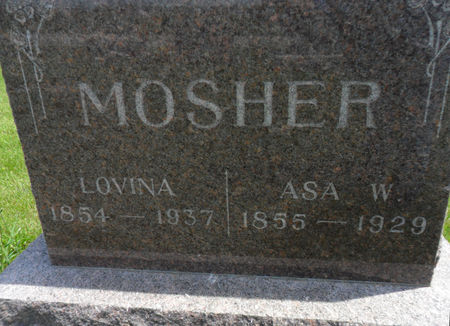 MOSHER, ASA W. - Warren County, Iowa | ASA W. MOSHER 