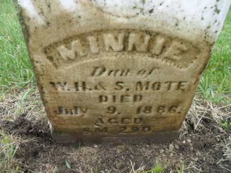 MOTE, MINNIE - Warren County, Iowa | MINNIE MOTE 