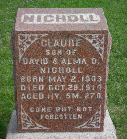 NICHOLL, CLAUDE - Warren County, Iowa | CLAUDE NICHOLL 