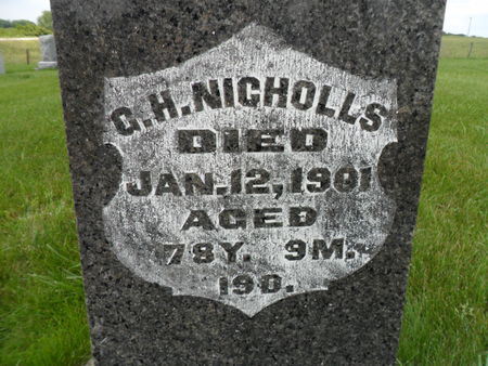 NICHOLLS, GEORGE H. - Warren County, Iowa | GEORGE H. NICHOLLS 