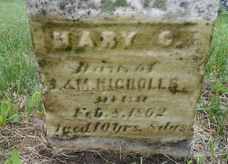 NICHOLLS, MARY C. - Warren County, Iowa | MARY C. NICHOLLS 