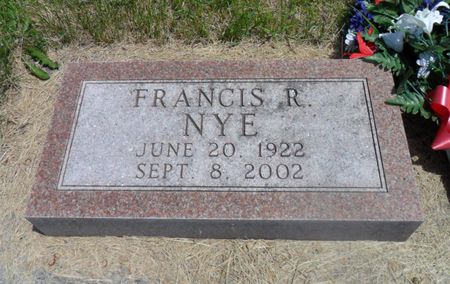 NYE, FRANCES R. - Warren County, Iowa | FRANCES R. NYE 
