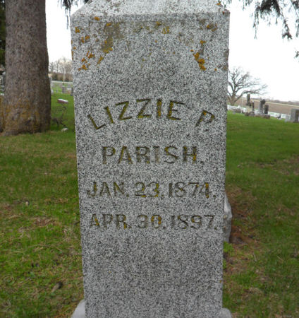 PARISH, LIZZIE P. - Warren County, Iowa | LIZZIE P. PARISH 