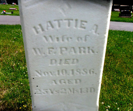 PARK, HATTIE A. - Warren County, Iowa | HATTIE A. PARK 