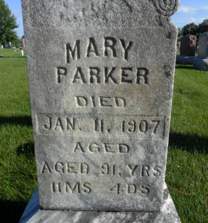 PARKER, MARY - Warren County, Iowa | MARY PARKER 