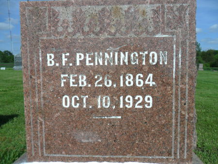PENNINGTON, BENJAMIN F. - Warren County, Iowa | BENJAMIN F. PENNINGTON 