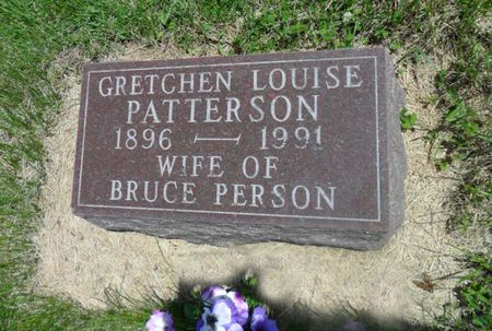 PATTERSON PERSON, GRETCHEN LOUISE - Warren County, Iowa | GRETCHEN LOUISE PATTERSON PERSON 