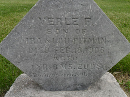 PITMAN, VERLE F. - Warren County, Iowa | VERLE F. PITMAN 