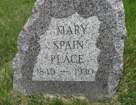 SPAIN PLACE, MARY - Warren County, Iowa | MARY SPAIN PLACE 