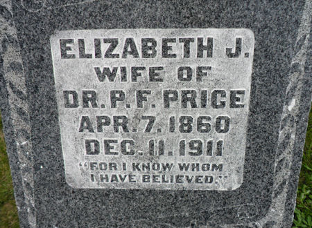PRICE, ELIZABETH J. - Warren County, Iowa | ELIZABETH J. PRICE 