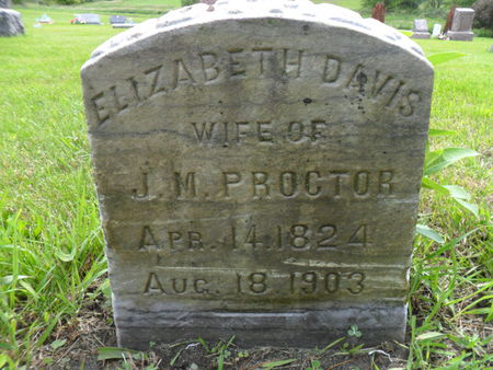 DAVIS PROCTOR, ELIZABETH - Warren County, Iowa | ELIZABETH DAVIS PROCTOR 