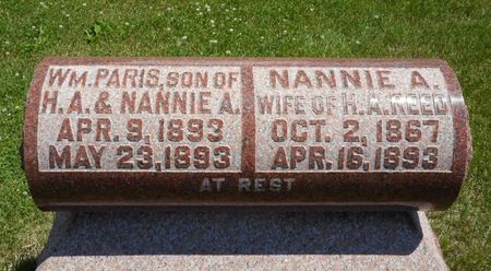 REED, WILLIAM PARIS - Warren County, Iowa | WILLIAM PARIS REED 