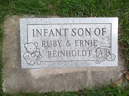 REINHOLDT, INFANT SON - Warren County, Iowa | INFANT SON REINHOLDT 