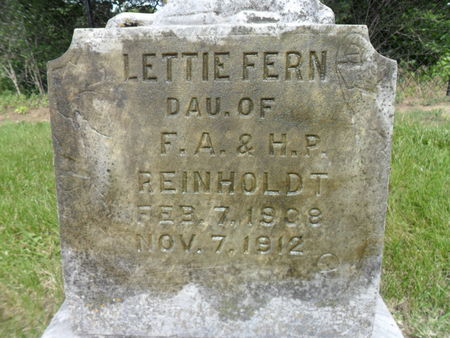 REINHOLDT, LETTIE FERN - Warren County, Iowa | LETTIE FERN REINHOLDT 