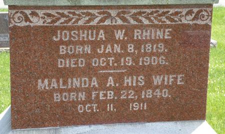 RHINE, JOSHUA W. - Warren County, Iowa | JOSHUA W. RHINE 
