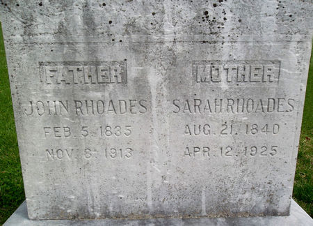 RHOADES, JOHN - Warren County, Iowa | JOHN RHOADES 