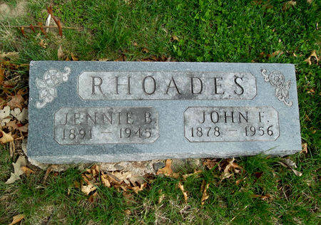 RHOADES, JENNIE B. - Warren County, Iowa | JENNIE B. RHOADES 