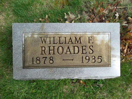 RHOADES, WILLIAM F. - Warren County, Iowa | WILLIAM F. RHOADES 