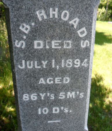 RHOADS, SAMUEL B. - Warren County, Iowa | SAMUEL B. RHOADS 