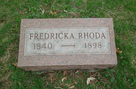 RHODA, FREDRICKA - Warren County, Iowa | FREDRICKA RHODA 