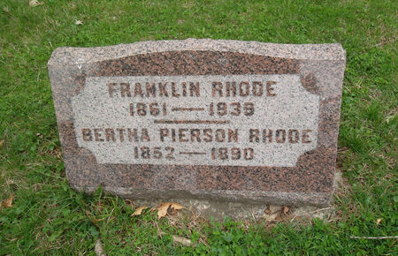 RHODE, FRANKLIN - Warren County, Iowa | FRANKLIN RHODE 